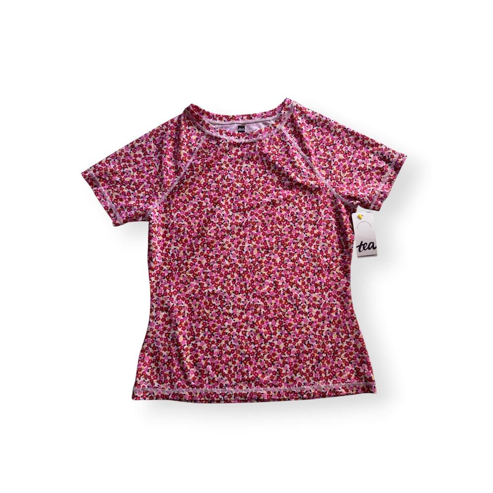 NWT Tea Collection floral swim rash guard